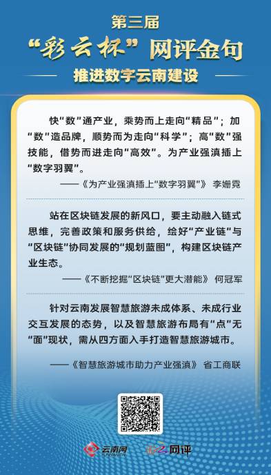 <strong>推进数字云南建设</strong>